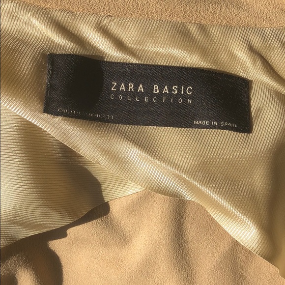 2/$100 Faux Suede Waterfall Jacket Tan - Picture 6 of 6